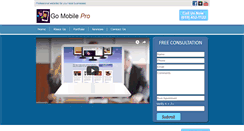 Desktop Screenshot of gomobilepro.net